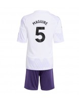 Manchester United Harry Maguire #5 Vieraspaita Lasten 2025-26 Lyhythihainen (+ shortsit)